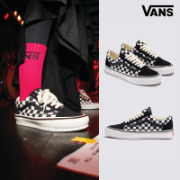 VANS 官方旗艦 Premium LX Old Skool 男女款黑白色棋盤格滑板鞋