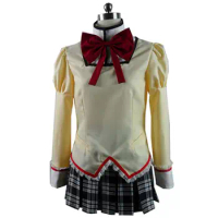 2020 Puella Magi Madoka Magica Kaname Madoka Akemi Homura School Uniform Dress Anime Cosplay Costumes