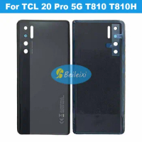 For TCL 20 Pro 5G T810 T810h T810H Battery Back Cover Rear Door Housing Case Durable Battery Cover