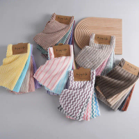 Small square towels, newly printed from fleece fabric, absorb water well, don't shed, thick and soft