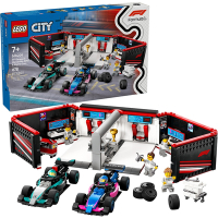 樂高LEGO 城市系列 - 60444 F1車庫和 Mercedes-AMG 與 Alpine 汽車