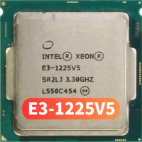 E3-1225V5 CPU 3.30GHz 8M 80W LGA1151 E3-1225 V5 Quad-core E3 1225 V5 processor E3 1225V5 Free shippi