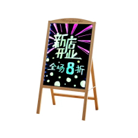 【瑜宜】LED螢光板 雙面廣告板 發光看板 落地黑板(熒光黑板 廣告牌 展示牌 電子招牌)