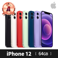【Apple】A 級福利品 iPhone 12 64G(6.1吋)