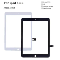 Touch Screen Digitizer Panel Assembly Display With Adhesive For iPad 6 6th Gen A1954 A1893 iPad 9.7 2018 LCD Outer