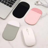 Mouse Holder For Laptop External Hard Drive Holder Adhesive Laptop Storage Bag Reusable Stick-On Mouse Pouch Pouch Bag For PC