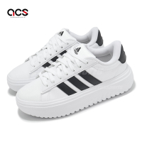 adidas 休閒鞋 Grand Court Platform 女鞋 白 黑 厚底 小白鞋 愛迪達 IE1092