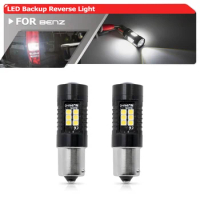 2x For Mercedes-Benz Viano Vito W639 2003-2015 Canbus Error Free 1156 BA15S SMD Projector Led Backup Reverse Light Bulbs