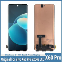 6.56" Original For vivo X60 Pro V2046 AMOLED Material LCD Screen Digitizer Assembly for vivo X60 Pro LCD V2046 Display