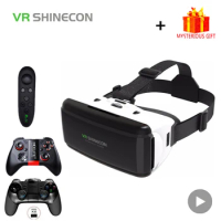 VR Shinecon Casque Helmet 3D Glasses Virtual Reality Augmented For iPhone Android Smartphone Smart Phone Goggle Mobile Viar Game