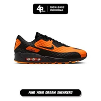Sepatu Sneakers Pria Nike Air Max 90 Bright Citrus/Black Total Orange (IR1978-844) Original 41