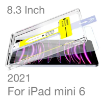 Easy to Install Tempered Glass Screen Protector for iPad Mini 6 8.3inch film accessories Dust free,No garbage,No bubbles