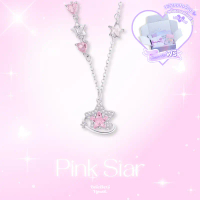 Braceletshouse  สร้อยเงินแท้ Pink Star  [K2-2] คําแนะนําผลิตภัณฑ์ใหม่ของเดือนนี้