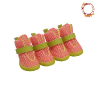 New Gorgeous Small Dog Shoes Breathable Mesh Shoes, Anti-shedding, Wear-resistant and Breathable JML Dog Shoes.