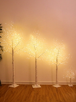 白樺樹燈北歐簡約餐廳房間客廳臥室直播間裝飾布置發光樹燈彩燈