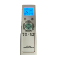 New Air conditioner remote controller KT-528 For AUX Carrier Sanyo Panasonic DAIKIN Universal AC Remote Control Back light