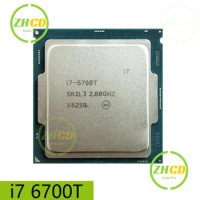 Intel Core For I7-6700T The i7 6700T 2.8GHz uses a quad-core eight-threaded 35w CPU processor LGA 1151