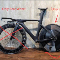 Rear Wheel 700C TT bike disk Carbon wheel Track Fixed gear road bike disc wheel super light weight