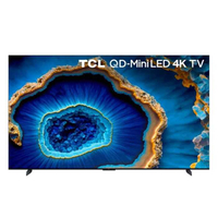 《滿萬折1000》TCL【85C755】智慧85吋連網miniLED4K顯示器(含標準安裝)(7-11商品卡2000元)