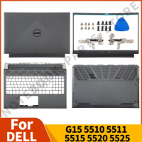 Notebook Parts For Dell G15 5510 5511 5515 5520 5525 Front Bezel Palmrest Bottom Case Hinges Back Cover For DELL Laptop Replace