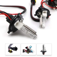 COD AUTO STYLE หลอดไฟหน้ารถยนต์ XENON HID 35W เฉพาะหลอด 1คู่ ขั้วH4 มีค่าสี 4300K 6000K 8000K 10000K