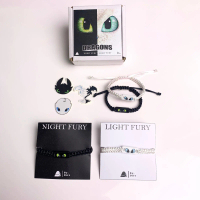 Gelang Couple Night Fury & Light Fury Free Box & Sticker