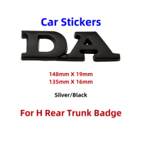3D Metal 135mm 150mm Car Letter Sign Logo Decal Car Rear Trunk Badge Emblem Sticker For Fit Vezel Accord CRV City Jazz Odyssey