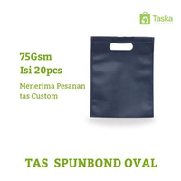 Taska - Tas Spunbond Oval 20x25 25x35 30x40 Banyak Warna Tote Bag Tas Kain Spunbond Goodie Bag 25x35