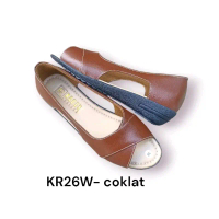 Raden Sepatu wedges Kulit Wanita Open toe 3cm handmade Magetan Heels