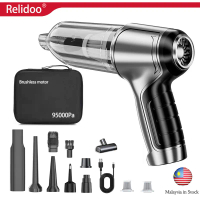 Cordless Vacuum Cleaner 95000PA Brushless Car Vacuum Cleaner Powerful Vacum Kereta Strong Suction Fo