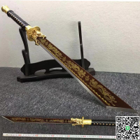 【千羽家居】龍泉一體唐橫刀高錳鋼長款偃月刀關公武術大刀春秋練習寶刀未開刃