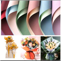 Free Packing  !!! 5 Lembar  Kertas Buket - Flower Wrapping Paper - Cellophane Paper - Cellophane 2 w