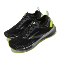 Brooks 慢跑鞋 Levitate 4 Run 女鞋 路跑 緩震 DNA科技 透氣 健身 球鞋 黑 黃 1203351B013