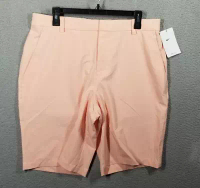 NIKE Golf Standard Fit Shorts (CU9740-800) Orange Lobster, 34