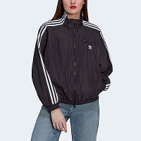 Adidas Track Jacket HM2152 女 外套 立領 運動 休閒 雙向拉鍊 寬鬆 舒適 愛迪達 黑白