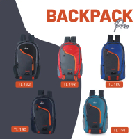 Outvin Tas Backpack Pria Free Raincoat Kapasitas 30 Liter Warna Biru-Navu-Tosca-Hitam-Merah Ukuran 3