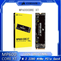 Corsair MP600 CORE XT 1TB 2T4TB PCIe Gen4 x4 NVMe M.2 SSD High-Density QLC NAND–M.2 2280–DirectStorage Compatible-Up to 5000MB/s