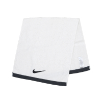 【NIKE 耐吉】毛巾 Fundamental 白 黑 純棉 吸水 運動 籃球 運動毛巾 方巾(N101243810-1MD)