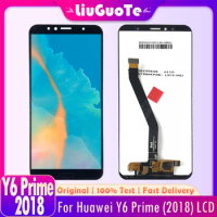 5.7 Inch Y6 Prime 2018 Display For Huawei Y6 2018 Lcd Screen Touch Panel Digitizer Assembly With Frame