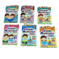 1 PAKET isi 6 Buku Lancar Membaca Tanpa Mengeja jilid 1-6 Buku Bergambar Full Color Anak PAUD TK SD 