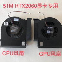 Cooler Fan Heatsink For DELL Alienware Area 51M R1 I7-9700K RTX2060 05C68F 05CC81 0WJYP4 BSM1012MD 01ERH 00ERG 0114N9R Radiator
