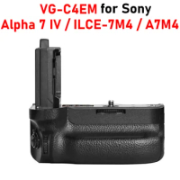 A7M4 Battery Grip VG-C4EM Vertical Grip for Sony Alpha 7 IV ILCE-7M4 A7IV a7M4 Battery Grip