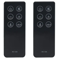 2X New RC10G Remote Control Replacement for Edifier RC10G Bookshelf Speakers R1700BT R1700Bt Remote Control