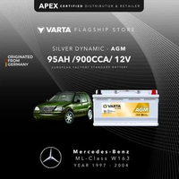Aki VARTA SILVER DYNAMIC AGM MERCEDES BENZ ML-CLASS W163