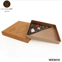 【學廚WK9076-深正方形烤盤11寸】WK9246烤架 金色不沾模 蛋糕模烘焙模具