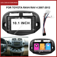 10.1 Inch For Toyota RAV4 RAV 4 2007-2012 Car Radio Stereo Android MP5 GPS Player 2 Din Head Unit Fascia Panel Dash Frame Cover