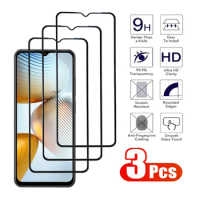 3Pcs Full Tempered Glass For Xiaomi Poco F3 F4 F5 Pro M3 M4 M5 Screen Protector POCO NFC X4 GT X5 Anti-Burst Protective Film