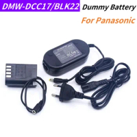 DMW-DCC17 DC Coupler DMW BLK22 Dummy Battery+DMW-AC8 AC Power Adapter for Panasonic Lumix GH3 GH5S GH6L GH5II DC-S5 DC-S5K S5M2