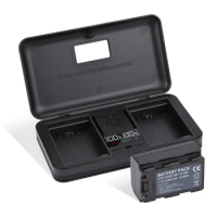 NP-FZ100 NPFZ100 NP FZ100 Battery + Storage Case Charger for Sony A6600 A6700 A7m3 A9 a7R III a7 III A9R 9S A9S A7R3 7RM3 ZV-E1