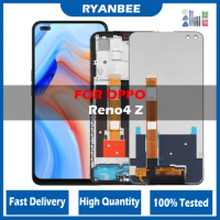 Original 6.57"LCD For Oppo Reno4 Z 5G Reno 4 Z CPH2065 LCD Display Screen Frame+Touch Panel Digitizer For Oppo Reno4Z 5G Reno 4z